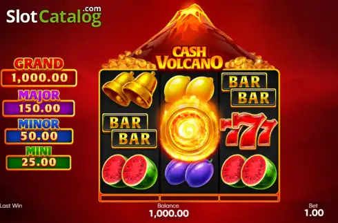 Οθόνη2. Cash Volcano Κουλοχέρης