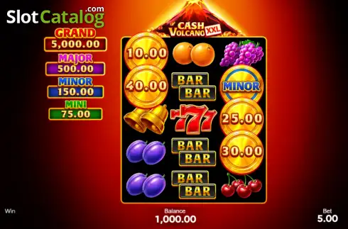 Οθόνη2. Cash Volcano XXL Κουλοχέρης