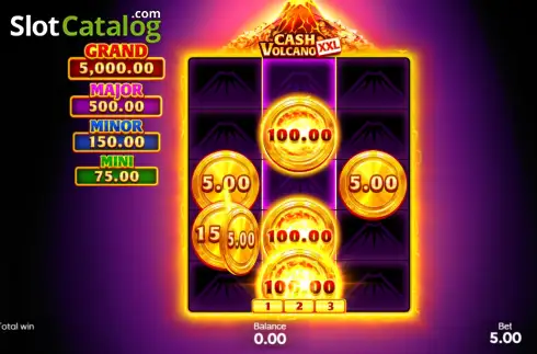 Οθόνη3. Cash Volcano XXL Κουλοχέρης