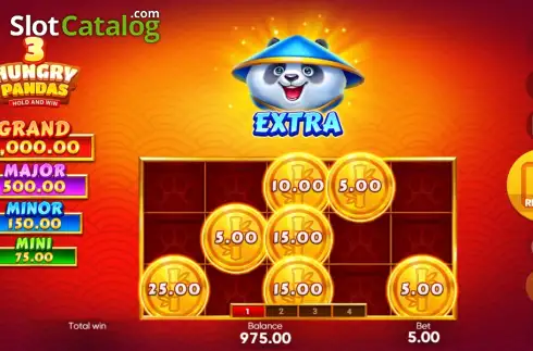 Οθόνη3. 3 Hungry Pandas Κουλοχέρης
