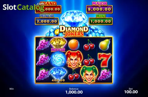 Οθόνη2. Diamond & Jokers Κουλοχέρης 