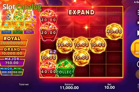 Οθόνη5. 4 Gold Carts Κουλοχέρης