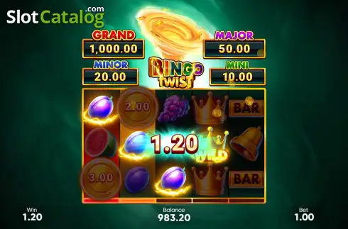 Οθόνη3. Bingo Twist Κουλοχέρης
