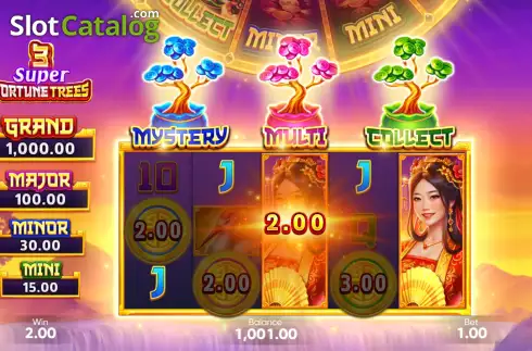 Οθόνη3. 3 Super Fortune Trees Κουλοχέρης