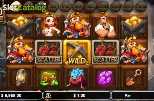 Οθόνη2. Gold Mine (KingMidas Games) Κουλοχέρης