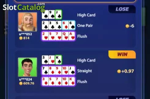 Οθόνη3. Pusoy (KingMidas Games) Κουλοχέρης
