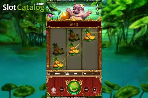 Οθόνη3. Hippo Splash (KingMidas Games) Κουλοχέρης
