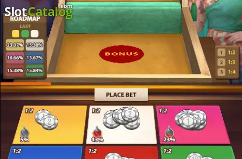 Οθόνη3. Colour Game Mega Bonus Κουλοχέρης