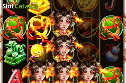 Οθόνη3. Flame of Fortune (KingMidas Games) Κουλοχέρης 