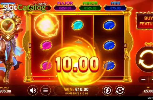 Οθόνη3. Voltage Blitz Zeus Up Κουλοχέρης