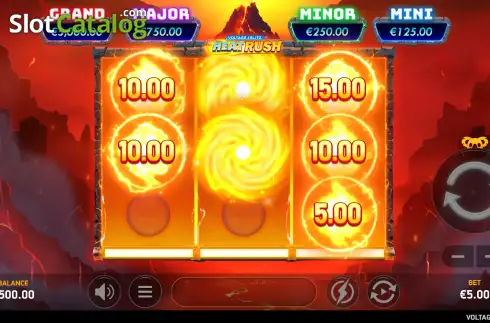 Οθόνη3. Voltage Blitz Heat Rush Κουλοχέρης
