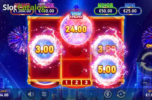 Οθόνη3. Voltage Blitz Stars'n' Stripes Κουλοχέρης