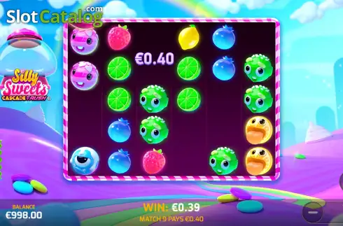 Οθόνη3. Silly Sweets Cascade Rush Κουλοχέρης 