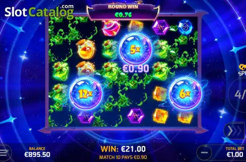 Οθόνη3. Wizard’s Whirl Cascade Rush Κουλοχέρης