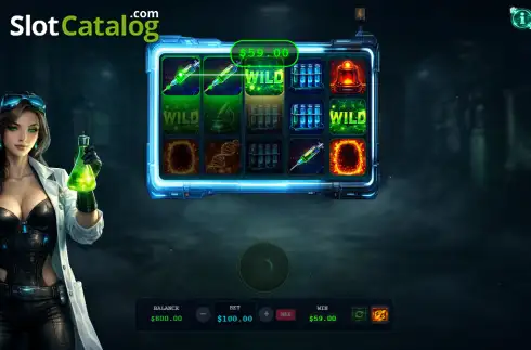 Οθόνη3. Crazy Lab Slots Κουλοχέρης