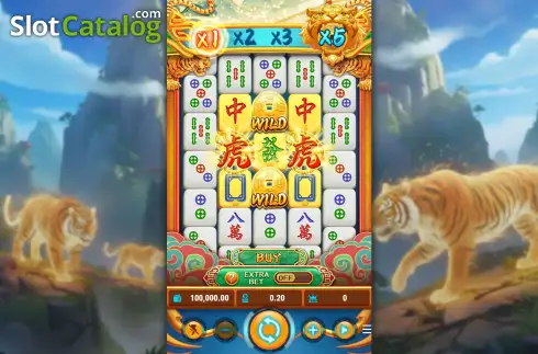 Οθόνη2. Mahjong Gold: Tiger Κουλοχέρης 