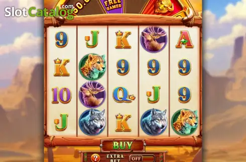 Οθόνη2. Buffalo Gold Jackpot Wheel Κουλοχέρης 