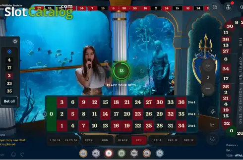 Οθόνη2. Triton Multiplier Roulette Κουλοχέρης
