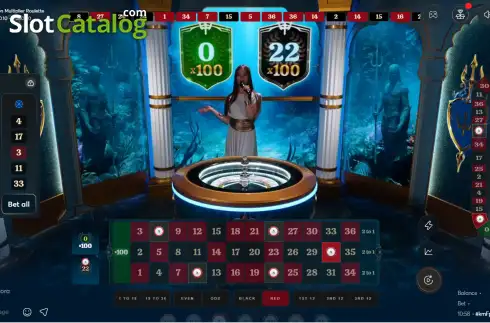 Οθόνη3. Triton Multiplier Roulette Κουλοχέρης