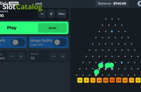 Οθόνη3. Split Plinko 100000 Κουλοχέρης