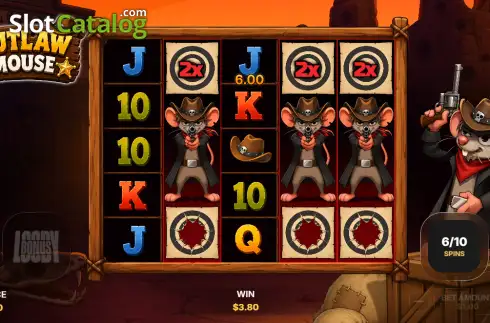 Οθόνη3. Outlaw Mouse Κουλοχέρης