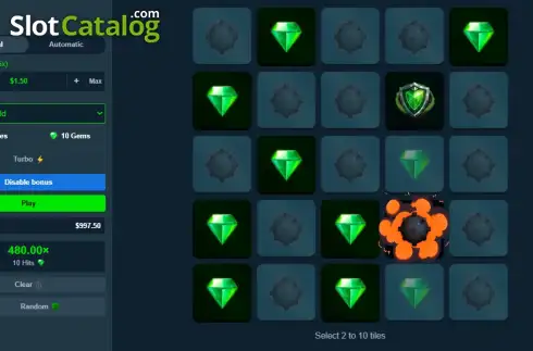 Οθόνη3. Mines Go Κουλοχέρης