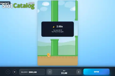 Οθόνη3. Flappy Crash (Lucky Bird Studio) Κουλοχέρης