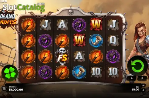Οθόνη2. Badland Bandits Κουλοχέρης