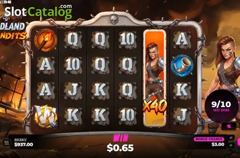 Οθόνη3. Badland Bandits Κουλοχέρης