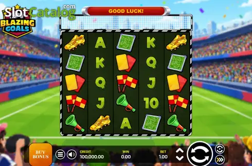 Οθόνη2. Blazing Goals (Lucky Monaco) Κουλοχέρης 