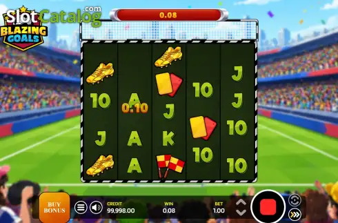 Οθόνη3. Blazing Goals (Lucky Monaco) Κουλοχέρης 