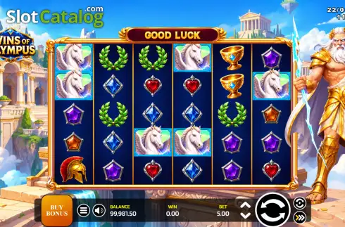 Οθόνη2. Wins of Olympus Κουλοχέρης 