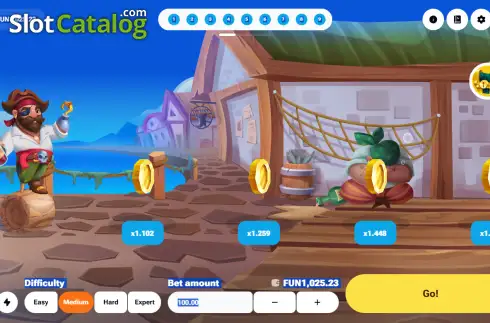 Οθόνη2. Pirate Rush (LudoLand) Κουλοχέρης