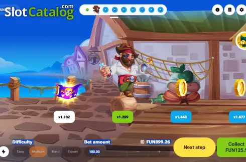 Οθόνη3. Pirate Rush (LudoLand) Κουλοχέρης