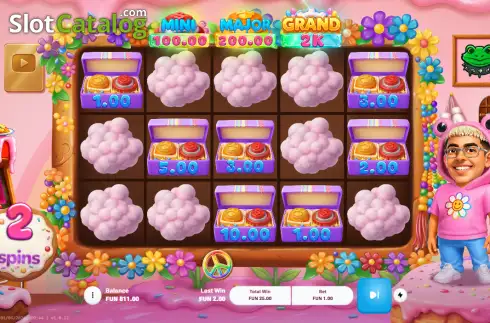 Οθόνη3. N3on’s Sweet World Κουλοχέρης 