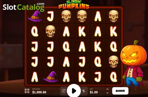 Οθόνη2. Slingin' Pumpkins Κουλοχέρης
