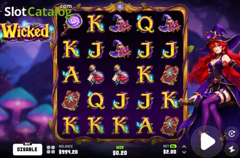 Οθόνη3. Wicked (MadLab Gaming) Κουλοχέρης 