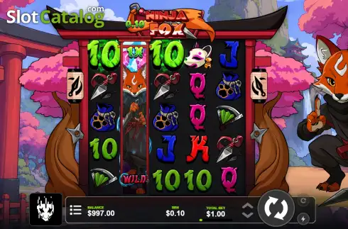 Οθόνη3. NINJA FOX Κουλοχέρης