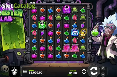 Οθόνη2. MONSTER LAB (Mask On Gaming) Κουλοχέρης 