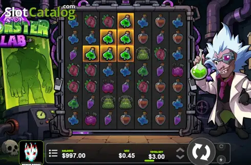 Οθόνη3. MONSTER LAB (Mask On Gaming) Κουλοχέρης 