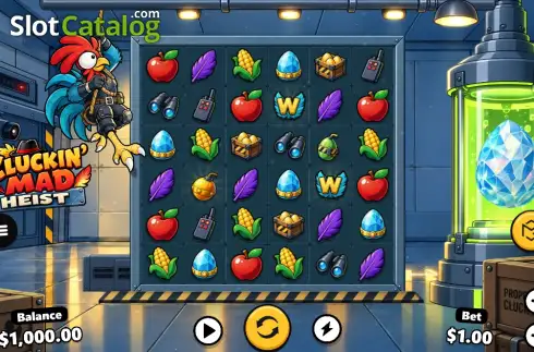 Οθόνη2. Cluckin Mad Heist Κουλοχέρης