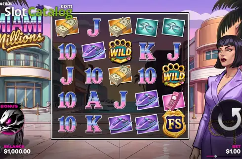 Οθόνη2. Miami Millions Κουλοχέρης