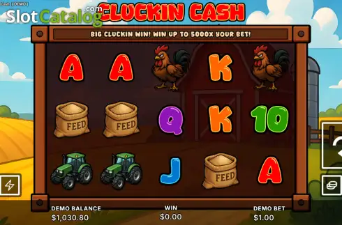 Οθόνη2. Cluckin Cash Κουλοχέρης