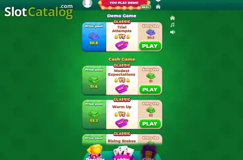 Οθόνη2. Mega Solitaire Κουλοχέρης