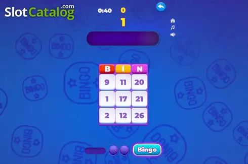 Οθόνη2. Mega Bingo Cash Κουλοχέρης