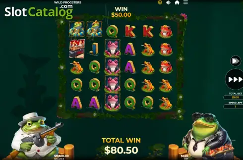 Οθόνη3. Wild Frogsters Κουλοχέρης