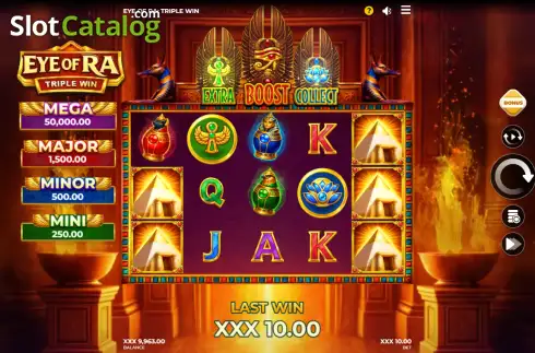 Οθόνη2. Eye of Ra Triple Win Κουλοχέρης