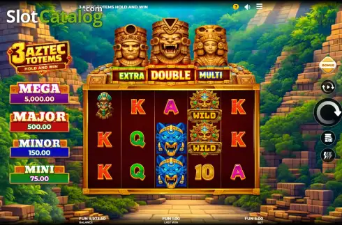 Οθόνη2. 3 Aztec Totems Κουλοχέρης