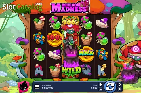 Οθόνη2. Mushroom Madness Κουλοχέρης
