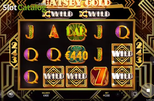Οθόνη3. Gatsby Gold Κουλοχέρης
